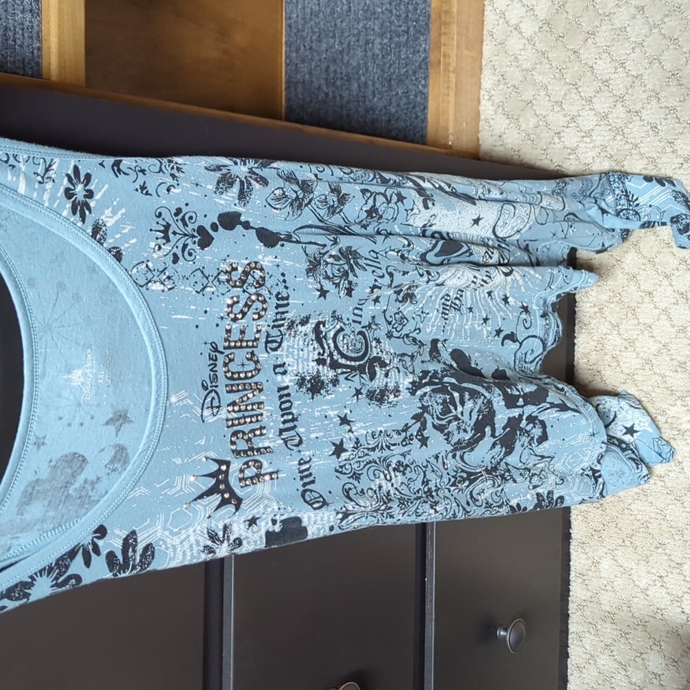 Disney Princess sharkbite hem tank XXL